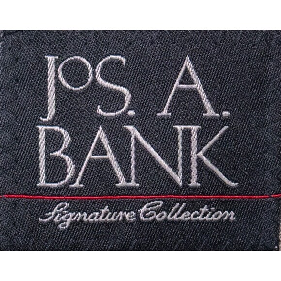 Jos A Bank Blazer Sz 40S Plaid Beige Sports Coat Suit Jacket Wool/Silk EUC - Picture 10 of 13